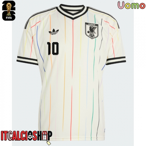 Giappone Ritsu Doan #10 Seconda Maglia Mondiali 2026 Manica Corta